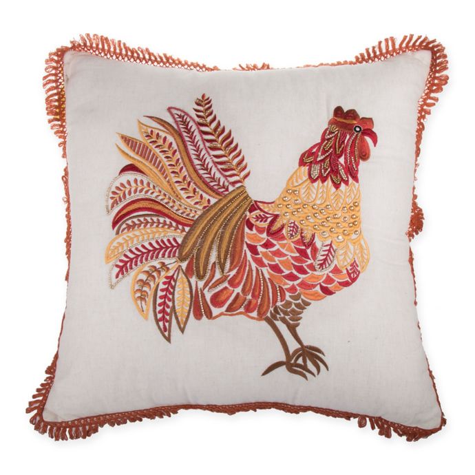 rooster plush pillow