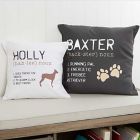Alternate image 1 for Definition of My Dog Keepsake 18-Inch Square Throw Pillow