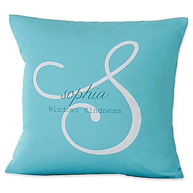 Name Meaning Keepsake Square Throw Pillow. View a larger version of this product image.