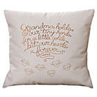 Alternate image 0 for Grandchildren Fill Our Hearts Keepsake 18-Inch Square Throw Pillow