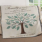 Alternate image 1 for Family Tree Fleece Throw Blanket