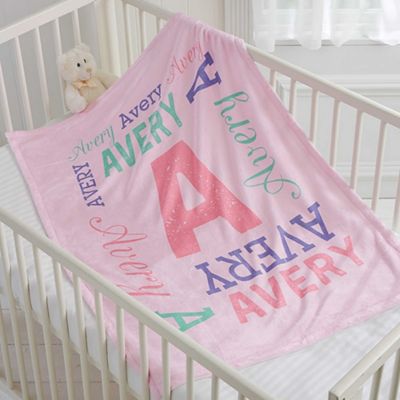 baby blankets with names on