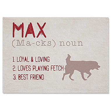 Definition of My Dog Fleece Throw Blanket. View a larger version of this product image.