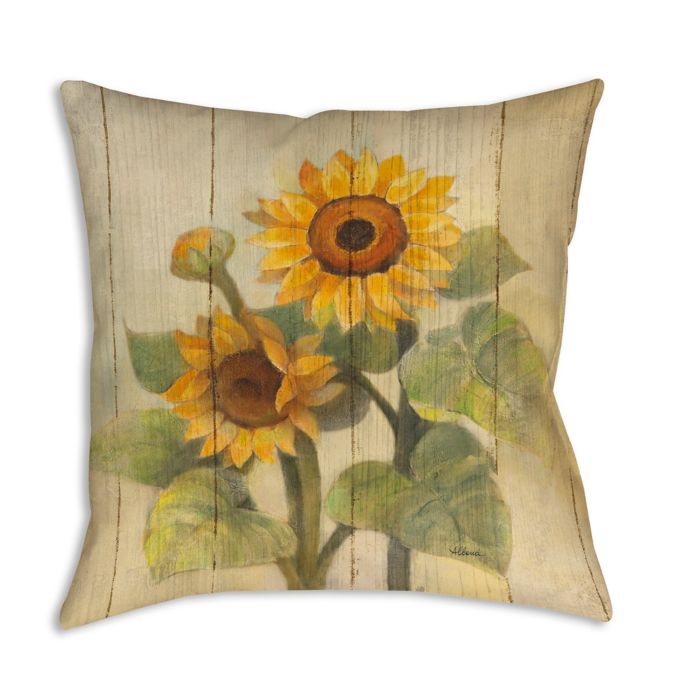 Manual Woodworkers Summer Sunflowers Square Indoor/Outdoor ...