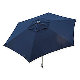 Destinationgear 8.5-Foot Push Up Market Style Umbrella in Navy