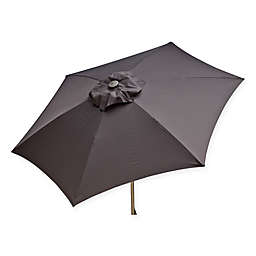 Destinationgear 8.5-Foot Push Up Market Style Umbrella in Grey