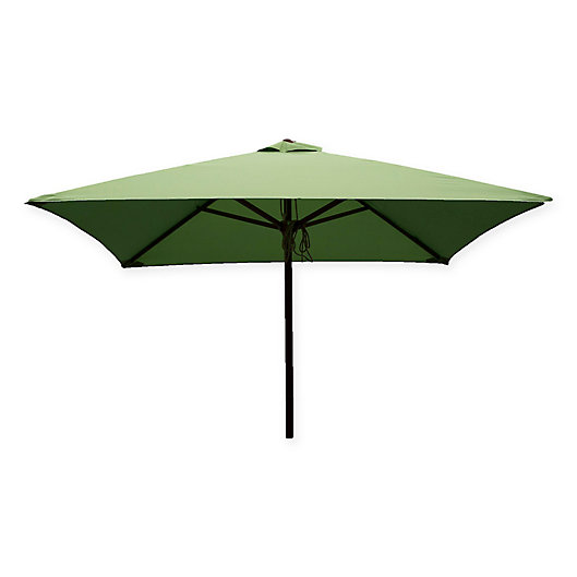 Alternate image 1 for DestinationGear 6.5-Foot Square Wood Umbrella