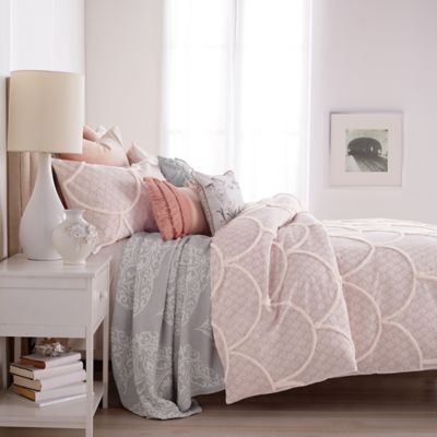 Peri Chenille Scallop Duvet Cover Bed Bath Beyond