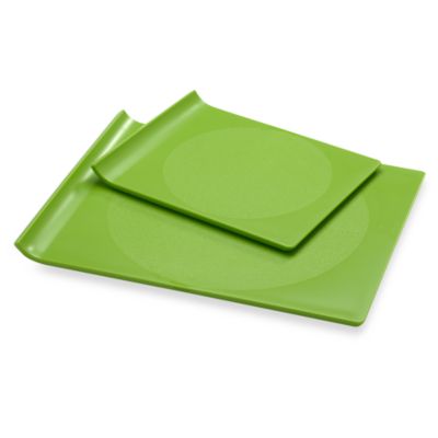 Preserve&reg; Plastic Cutting Board in Apple Green