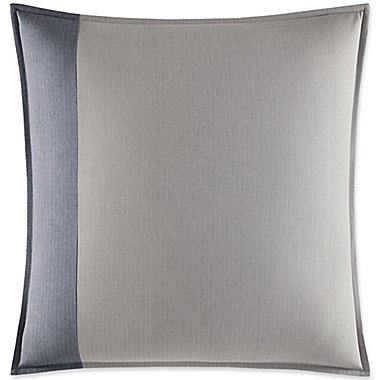 Nautica&reg; Fairwater European Pillow Sham in Medium Blue/Grey. View a larger version of this product image.