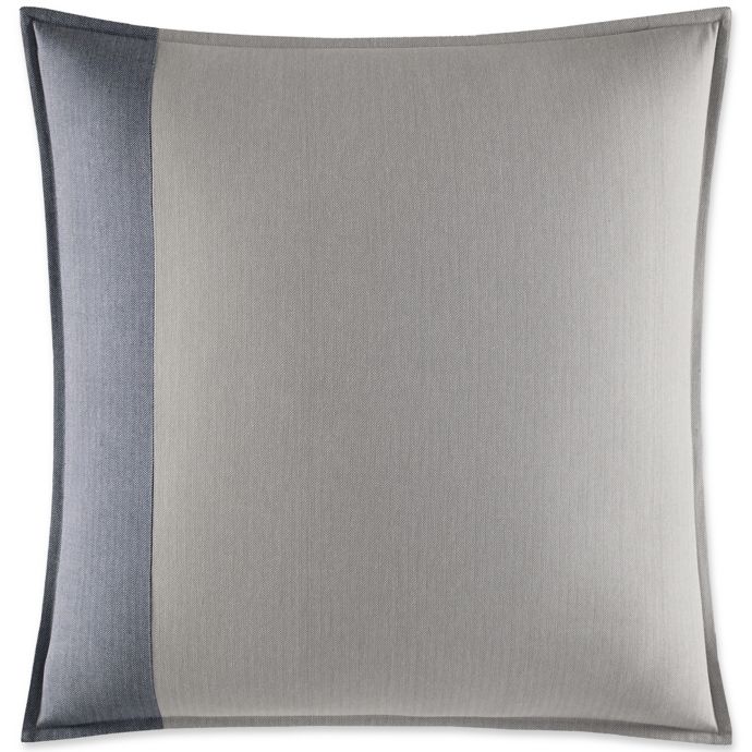 Nautica® Fairwater European Pillow Sham in Medium Blue/Grey Bed Bath