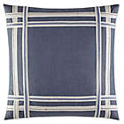 Alternate image 0 for Nautica&reg; Fairwater Embroidered Tape Throw Pillow in Medium Blue