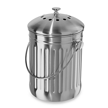 Oggi&trade; Stainless Steel Composter. View a larger version of this product image.