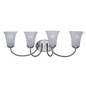 Logan Wall-Mount Vanity Light with Frosted Glass Shades