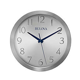 Bulova 16-Inch Winston Aluminum Wall Clock