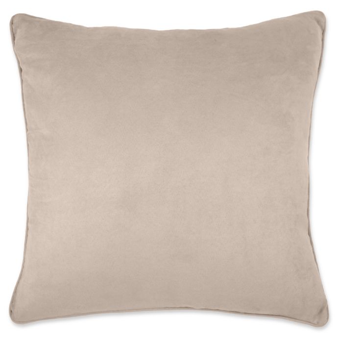 Make Your Own Pillow Izmir Suede Throw Pillow Cover Bed Bath