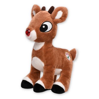 musical rudolph stuffed animal