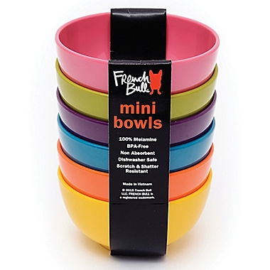 French Bull&reg; 4.5-Inch Assorted Mini Bowls (Set of 6). View a larger version of this product image.
