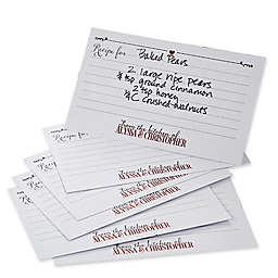 Our Recipe For A Happy Marriage 3-Inch x 5-Inch Recipe Cards (Set of 24)
