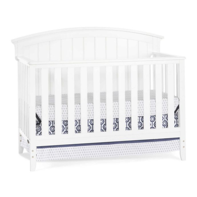 Child Craft Delaney 4 In 1 Convertible Crib In Matte White