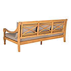 Alternate image 2 for Safavieh Pasadena Outdoor Daybed in Teak Brown/Taupe