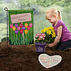 Alternate image 1 for Love Grows Here Flower Pot in Purple