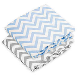 kushies® Chevron Flannel Fitted Crib Sheet