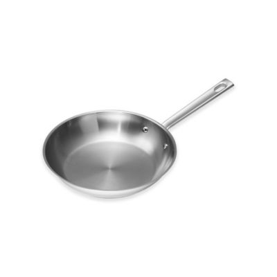 large stainless steel saute pan