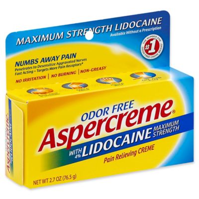 Aspercreme&reg; 2.7 oz. Maximum Strength Odor-Free Pain Relieving Creme with Lidocaine