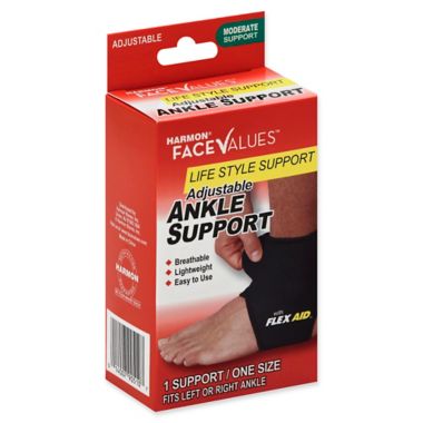 Harmon&reg; Face Values&reg; Neoprene One Size Moderate Adjustable Ankle Support. View a larger version of this product image.
