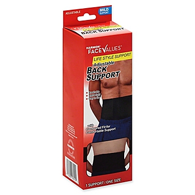 Harmon&reg; Face Values&reg; One Size Adjustable Elastic Mild Back Support. View a larger version of this product image.