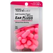 Harmon&reg; Face Values&reg; 14-Count Women's Soft Comfort Foam NRR 32 dB Ear Plugs in Pink