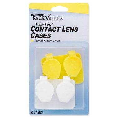 Harmon&reg; Face Values&reg; 2-Count Flip-Top Contact Lens Case. View a larger version of this product image.