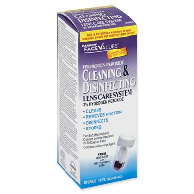 Harmon&reg; Face Values&reg; 12 fl. oz. Hydrogen Peroxide Cleaning and Disinfecting Lens Care System