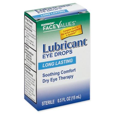 Harmon&reg; Face Values&reg; .5 fl. oz. Lubricant Eye Drops. View a larger version of this product image.