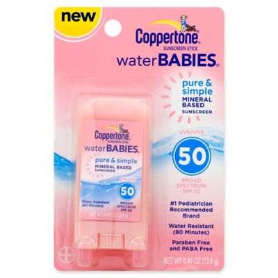 coppertone waterbabies pure & simple sunscreen lotion spf 50
