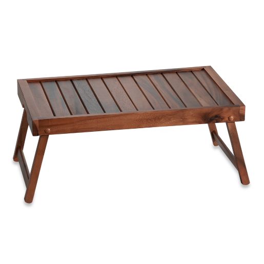 Acacia Wood Bed Tray in Wood