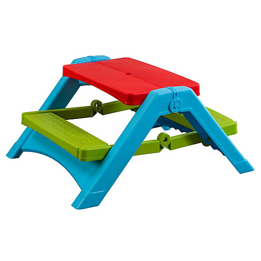 Alternate image 1 for PalPlay Folding Indoor/Outdoor Picnic Table in Multi