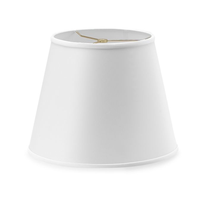 Large 15 Inch Modified Barrel Lamp Shade In White Bed Bath Beyond