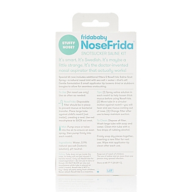 Fridababy NoseFrida&reg; Snotsucker Saline Kit. View a larger version of this product image.