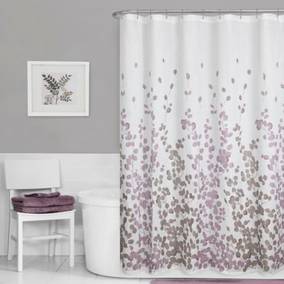 purple shower curtain