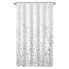 Alternate image 3 for Zenna Home Dragonfly Garden Fabric Shower Curtain