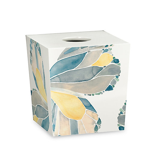 Alternate image 1 for Shell Rummel Butterfly Boutique Tissue Box Cover in Yellow
