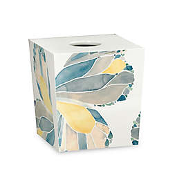 Shell Rummel Butterfly Boutique Tissue Box Cover in Yellow