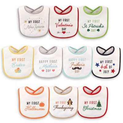 baby's 1st holiday bibs