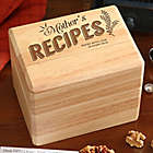 Alternate image 0 for Mother&#39;s Recipes Wooden Recipe Box