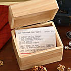 Alternate image 1 for Mother&#39;s Recipes Wooden Recipe Box