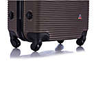 Alternate image 3 for InUSA Royal 20-Inch Hardside Spinner Carry On Luggage in Brown