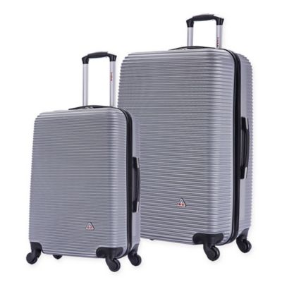 InUSA Royal Hardside Spinner Checked Luggage