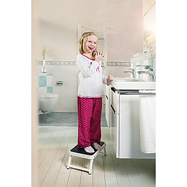 hailo&trade; Folding Step Stool in White. View a larger version of this product image.